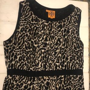 Tory Burch Animal Print Sleeveless Top size12